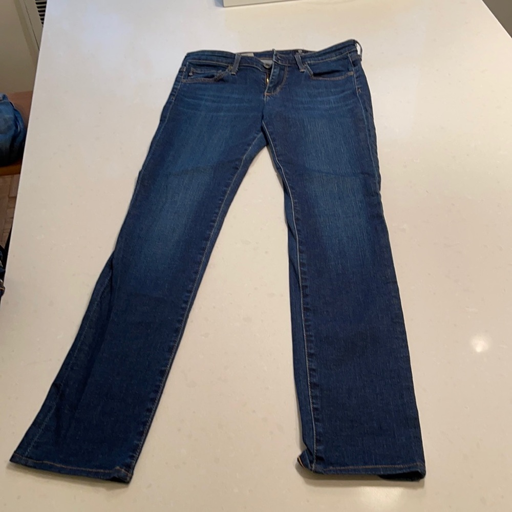 Adriano Goldschmied “The Aubrey” skinny straight blue 25R